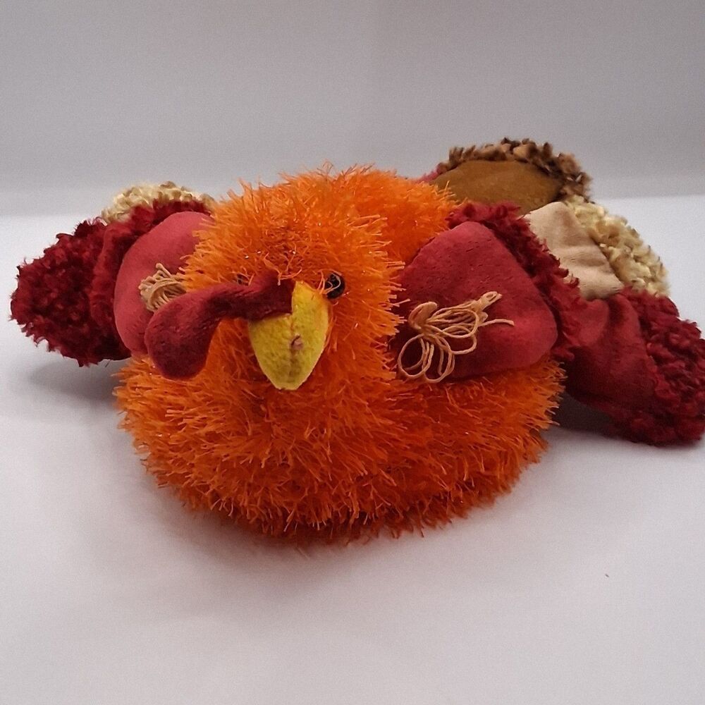 Dan Dee Turkey Autumn Fall Hard Base Thanksgiving Tiered Tray Table Decor 5"